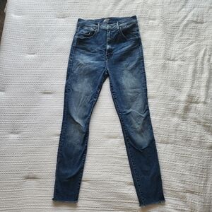 MOTHER The Stash Swooner Ankle Fray